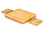 Extra Large Bamboo Cheese Board Natural Wooden Serving Platter Server