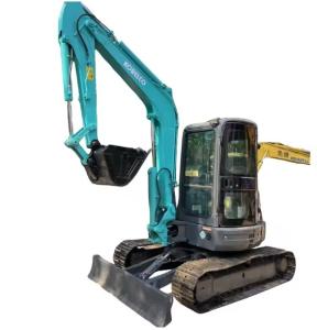 China Tracked hydraulic Kobelco second-hand excavator SK55SR used construction machinery wholesale