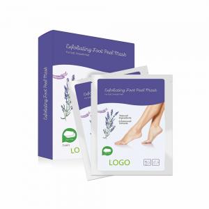 China FDA Approved Exfoliating Foot Mask With Peppermint Oil Lavender wholesale