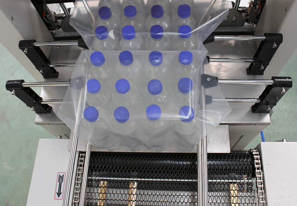 380v Shrink Packing Machine 6-8 packs/min Shrink Wrap Machine For Bottles