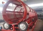 Organic Waste Rotating Drum Screen Green Waste Trommel Sieve Machine For