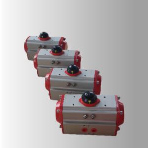 China At Series Aluminum Alloy Rotary Actuator Pneumatic Single Action Actuator Compact Design wholesale