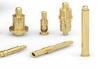 Motorcycle Brass PCB Pogo Pins , Spring Loaded Contact Pins 50 mm Length