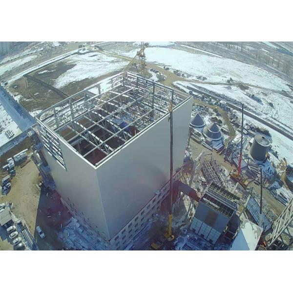 Prefabricated Steel Structure Workshop for Concrete Batching Plant