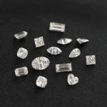 Princess Cut 1.4*1.4-4*4mm Melee HPHT DEF VS Square Lab Created Diamonds