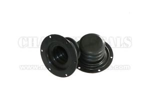 China DN60 x H 30mm High Tear Resistance Black Buna-N NBR Rubber End Caps for Air Compressor Machine wholesale