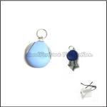 customed logo Eco ABS eyeglass lens cleaning cloth with keychain holder case