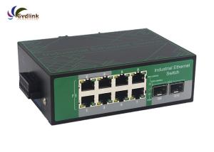 China FCC Industrial 8 Gigabit Ethernet Port Fiber Optic POE Switch wholesale
