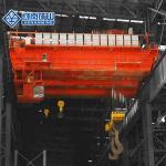 74 Ton Double Beams Bridge Foundry Crane QDY Model Electric Casting For Steel