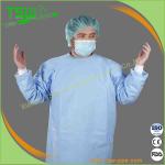 Knitted Cuff Spunbound Nonwoven Sterile Surgical Gown