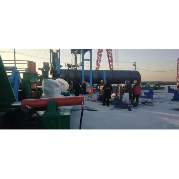 High Frequency Spiral Welded Pipe Making Machine Longitudinal Spiral Fin Tube Machine