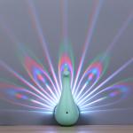Novelty gifts product Peacock projection lamp, funny kids toys peacock wire