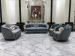 Luxury Round Shaped Marble Top Living Room Sofa End Side Table