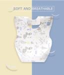 Waterproof Greaseproof Gorgeous Disposable Paper Bibs For Baby