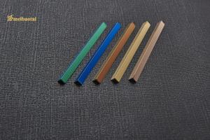 China Green Blue Gold Color 20mm SS Tile Trim L Profile For Wall Decorate wholesale