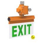 Tempered Glass 6W 0.5W Explosion Proof LED Exit Sign Hazardous Area lighting