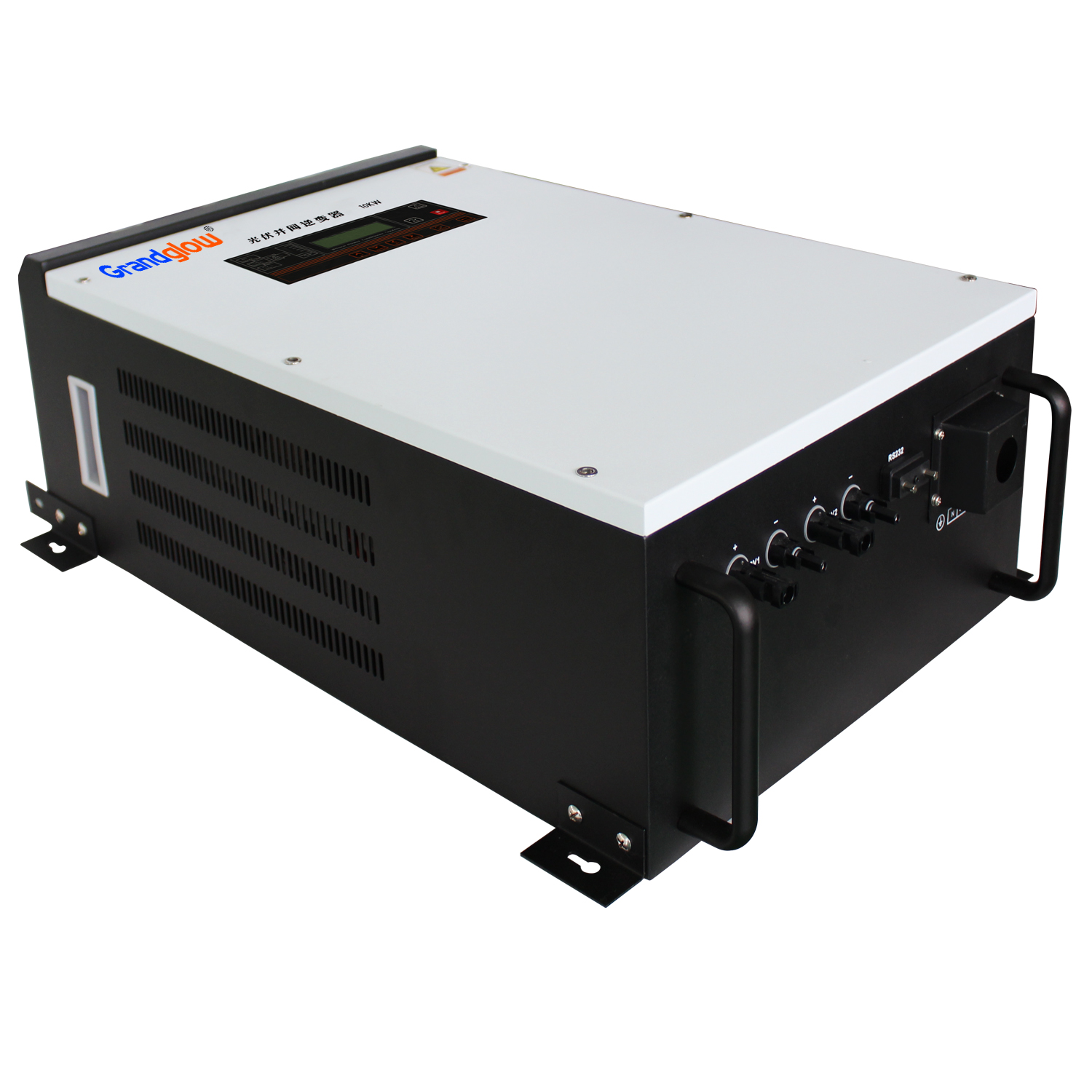 Hot selling grandglow photovoltaic grid connected three-phase inverter 10kW output 220V pure sine wave high efficiency
