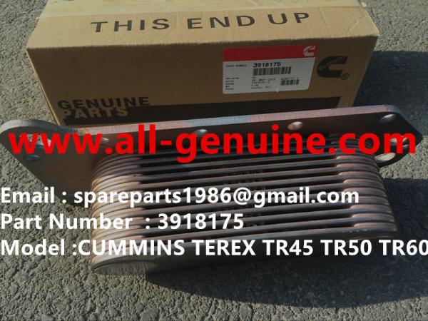 CUMMINS ENGINE TEREX 3918175 OIL COOLER NHL DUMP TRUCK MINING QUARRY TR45 TR50