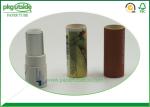 Clothes Cardboard Canister Packaging , Paper Tube Containers Damp - Proof