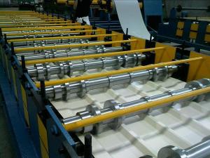China 5 Ton Manual Decoiler Metal Roofing Roll Forming Machine Glazed Trapezoidal wholesale