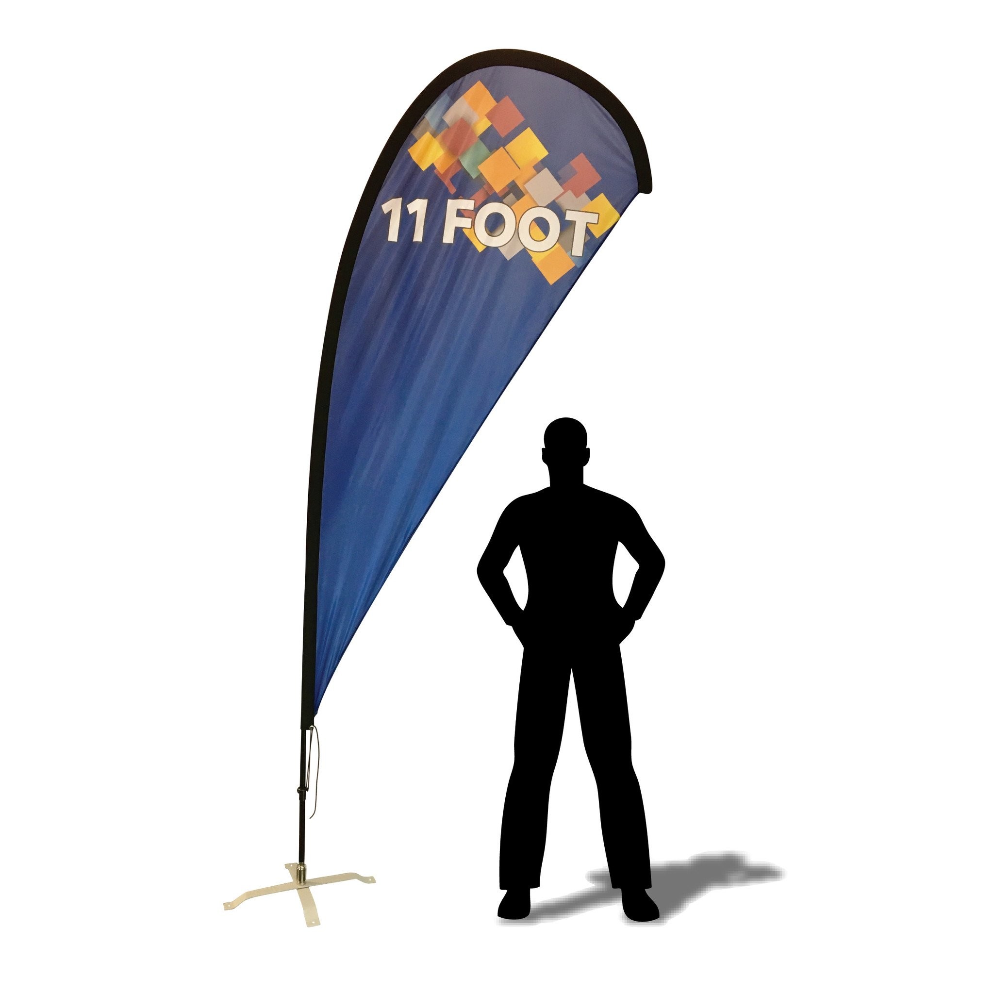 Wind Resistant Teardrop Feather Flags For Business