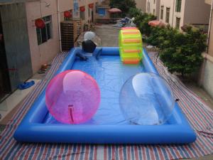 China Hotsale Inflatable Water Park Kids Inflatable Pool With Slide wholesale