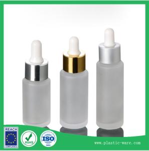 China 20-30ml Frosted glass dropper bottle Separate bottling of essential ingredients wholesale