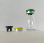 Clear Moulded Injection Glass Vial For Antibiotics Ring Finish 20mm Type I II