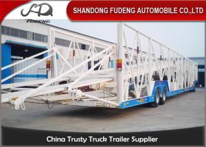 China Double Level Mechanical Car Transporter Trailer  Open Design Three Axles wholesale