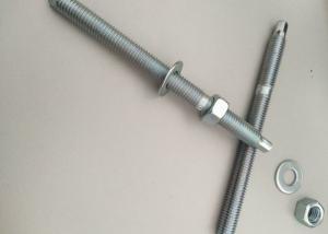 China Iron Material Chemical Anchor Bolt With White Zinc Color Fasteners M12 on sale