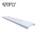25*25mm Oblong Surface Mounted LED Profile Anti Fading LED Aluminum Profile