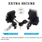 360 Degree 5W Motorcycle Wireless Charger Mount Waterproof For Iphone 12