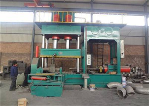 90° Semi Automatic Elbow Cold Forming Machine For Carbon Steel / Alloy Steel