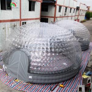 China Factory Custom 0.6mm Pvc Tarpaulin Bubble Tent Inflatable Clear Tent for Event wholesale