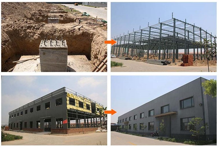 XDEM Prefabricated Light Steel Structure Storage Warehouse Buildings Workshop Villa Greenhouse