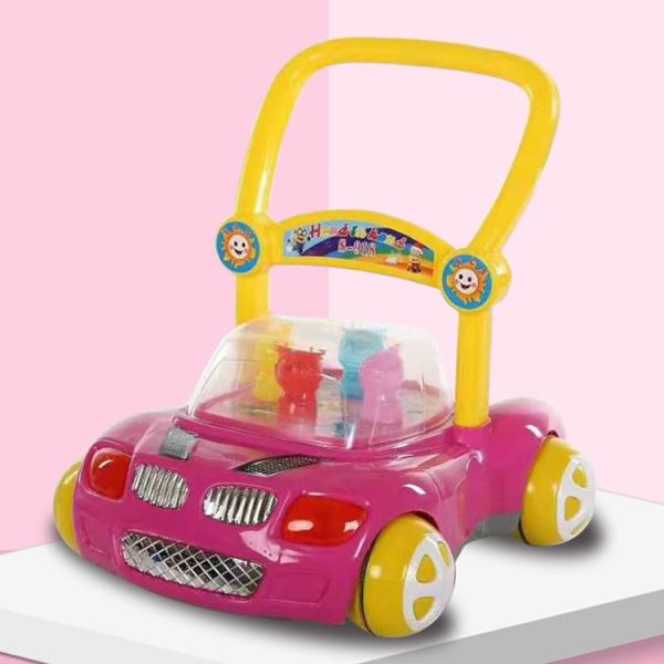 Musical Rubber Wheel Baby Walker 2022 Model Ride On Toy for Kids 2 to 4 Years