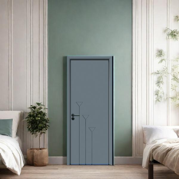 Juye Waterproof WPC Glass Door Sleek And Stylish For Modern Transportation