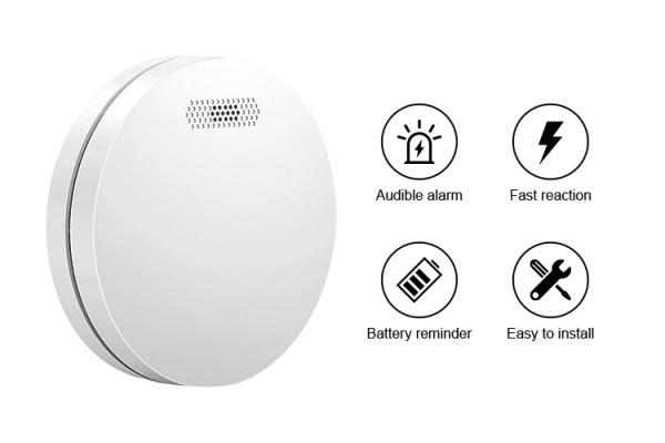 CE Approval Standalone Smoke Detector Alarm 10 Years Battery Operated Fire Smoke
