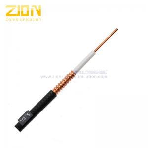 China 1/4 Helical Corrugated Copper Tube RF 50 ohm coaxial cable on sale