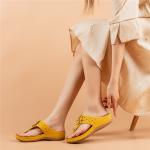 BS090 Slipper Outer Wear Slippers Female Flip Flops Flower Hollow Beach Amazon