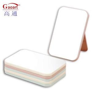 China Mini Make-Up Vanity Dressing Square Compact With Logo Mirror for Fashion Design Style wholesale