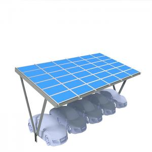 China Single Multi Easy Installation Solar Carport Shade Canopies Structure BIPV  Carport on sale