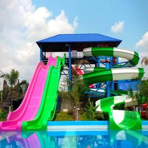 China Eco Friendly Fiberglass Water Slide Perfect For Pool Exits In Water Parks And Resorts wholesale
