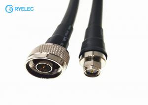 China Male To Male RF Coaxial Cable Assemblies , Nickel / Gold Antenna Coaxial Cable on sale