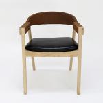 Leisure Facilities Solid Wood Dining Chair for Restaurant Hand-woven Cord