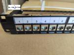 STP FTP Patch Panel Cat 7 24 Port Full Loaded Shielded 19 Inch Patch Rack