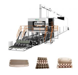 China OEM Egg Paper Tray Making Machine 156KW-160KW Egg Carton Maker wholesale