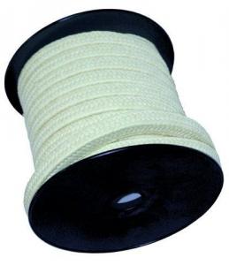 China Wear Resistant White Dry PTFE Reinforced Gland Braided Packing for Pump wholesale