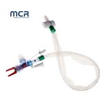 Auto Flushing Soft Blue Suction Tip Double Swivel Closed Suction Catheter for