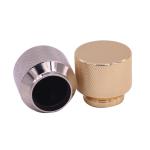Screw Cap Electroplate Zamac Metal Fea15 Perfume Bottle Cap
